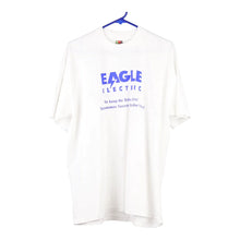  Vintage white Eagle Electric Fruit Of The Loom T-Shirt - mens x-large