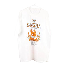  Vintage white Singha Thailand T-Shirt - mens xx-large