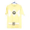 Vintage yellow Mighty Morphin Power Rangers We Love Fine T-Shirt - mens medium