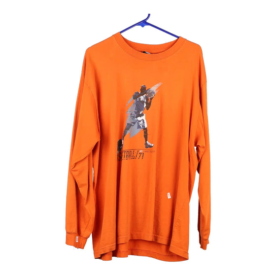 Vintage orange Starter Long Sleeve T-Shirt - mens x-large