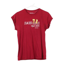  Vintage red Dubai Hard Rock Cafe T-Shirt - womens x-large