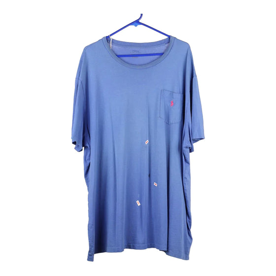 Vintage blue Ralph Lauren T-Shirt - mens xx-large