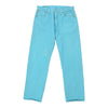 Vintage teal 501 Levis Jeans - mens 34" waist