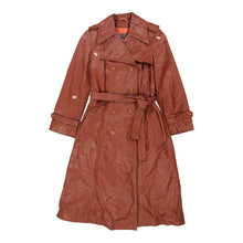  Vintage brown Cubalan Trench Coat - womens small