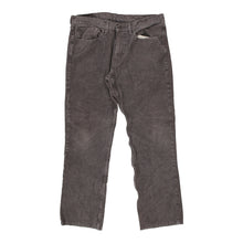  Vintage grey 514 White Tab Levis Cord Trousers - mens 34" waist