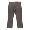 Vintage grey 514 White Tab Levis Cord Trousers - mens 34" waist