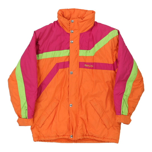Vintage Age 13-14 Magic Line Fila Jacket - Large Orange Polyester