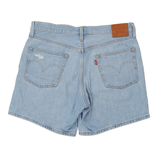 Vintage 501 Levis Denim Shorts - 35W UK 16 Blue Cotton
