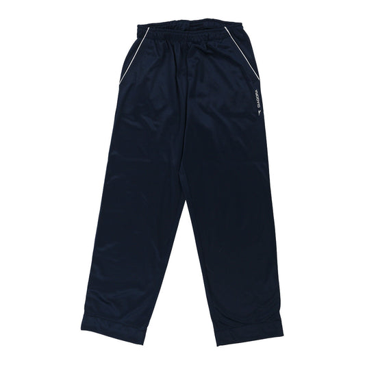 Vintage Diadora Tracksuit - Small Navy Polyester
