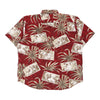 Vintage red Bossimo Patterned Shirt - mens x-large