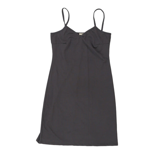 Vintage Phard Mini Dress - Large Grey Polyester