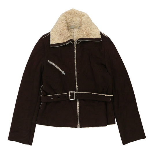 Vintage Unbranded Jacket - Medium Brown Polyester