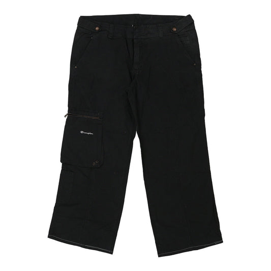 Vintage black Champion Cargo Trousers - womens 34" waist