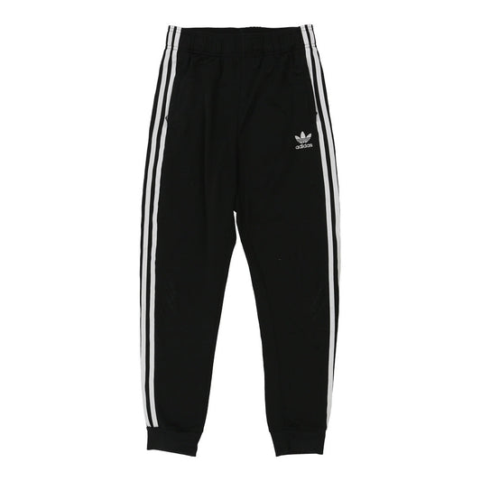 Vintage Age 12-13 Adidas Joggers - Medium Black Cotton Blend