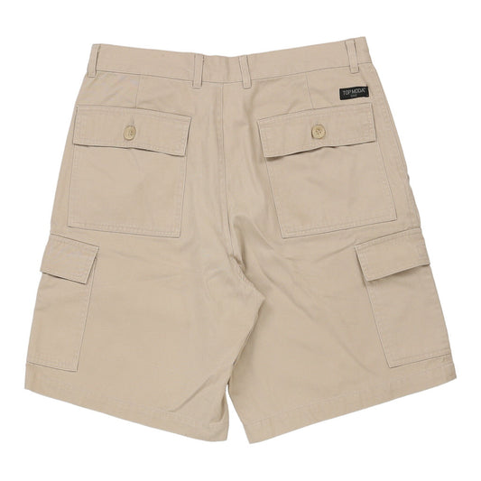 Vintage beige Top Moda Cargo Shorts - mens 32" waist