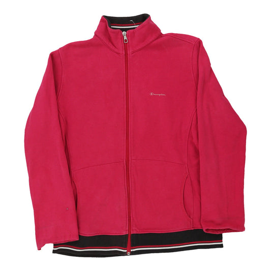 Vintage pink Champion Zip Up - womens x-large