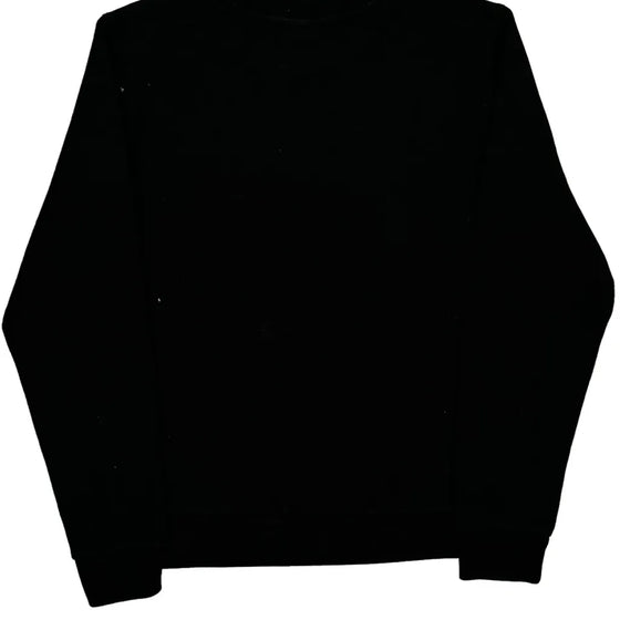 Adidas Spellout Sweatshirt - Large Black Cotton Blend