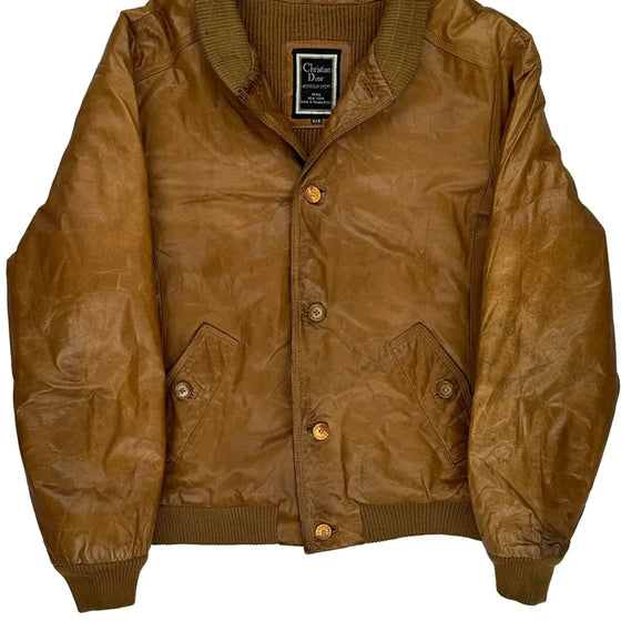 1980S Monsieur Sport 42R Christian Dior Leather Jacket 1980S Monsieur Sport 42R Christian Dior Leather Jacket