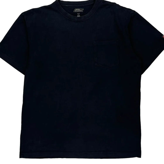 Dickies Tall T-Shirt - XL Black Cotton
