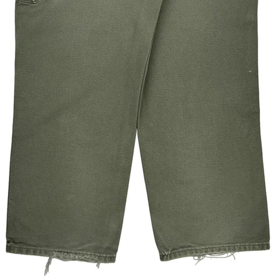 Loose Original Fit Carhartt Carpenter Trousers - 34″ Waist Khaki Cotton