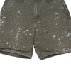 Vintage khaki Paint Splattered Carhartt Carpenter Shorts - mens 33" waist