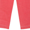 Vintage red Cotton Belt Trousers - womens 34" waist