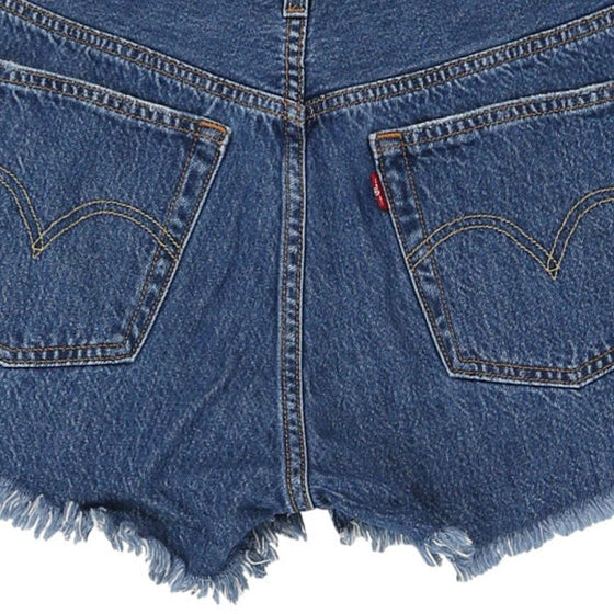 Vintage blue 501 Levis Denim Shorts - womens 28" waist