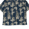 Vintage teal Jamaica Jaxx Hawaiian Shirt - mens xx-large