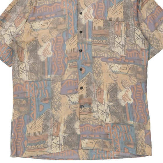 Vintage multicoloured New Fast Patterned Shirt - mens large