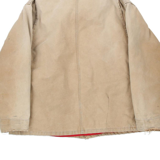 Vintage beige Lightly Worn Carhartt Jacket - mens xx-large