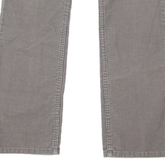 Vintage grey White Tab Levis Cord Trousers - womens 31" waist