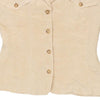 Vintage beige Transit Waistcoat - womens medium