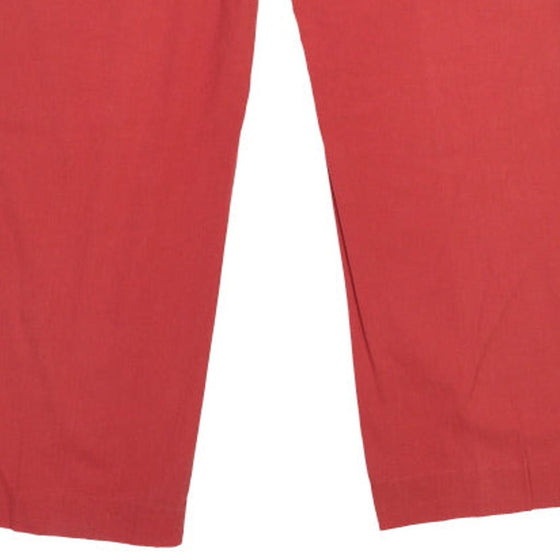 Vintage red Burberry London Jeans - mens 34" waist