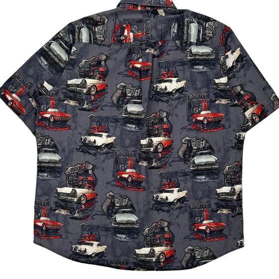 Red Head Patterned Shirt - XL Multicoloured Cotton