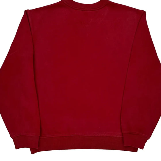 Tommy Hilfiger Sweatshirt - Medium Red Cotton Blend