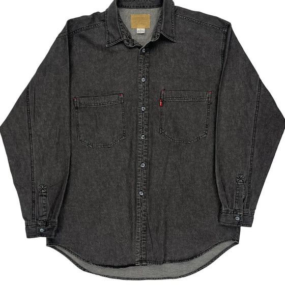 Unbranded Shirt - Large Acid Wash Cotton