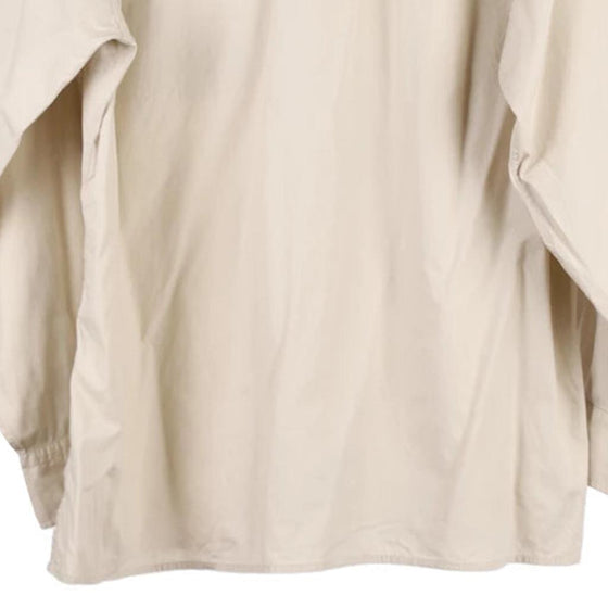 Vintage beige Tommy Hilfiger Shirt - mens medium