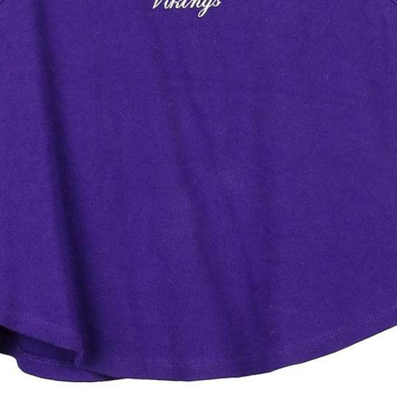 Vintage purple Minnesota Vikings Nfl Vest - womens medium