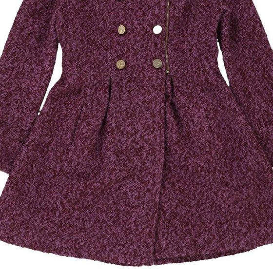 Vintage purple Armani Exchange Overcoat - womens small