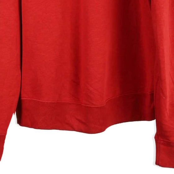Vintage red Polo Ralph Lauren Sweatshirt - mens x-large