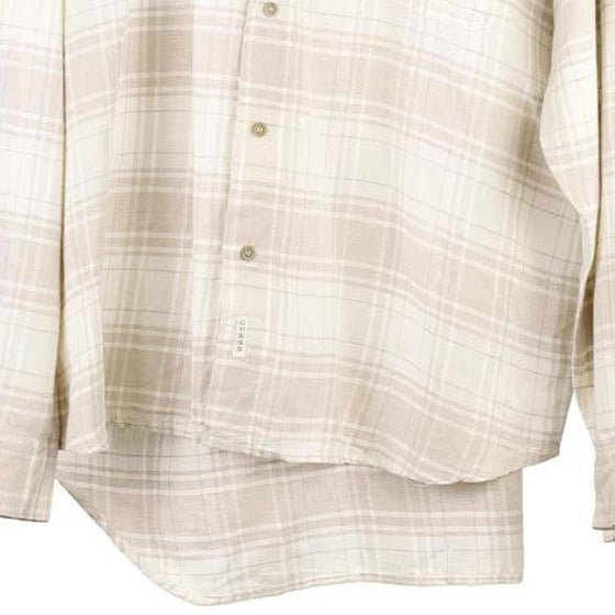 Vintage beige Guess Shirt - mens large