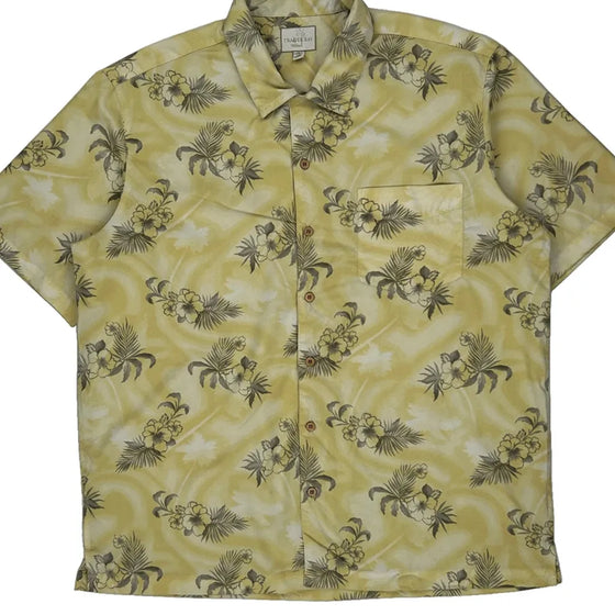 Trader Bay Hawaiian Shirt - XL Beige Cotton