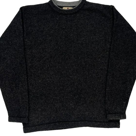 Woolrich Jumper - Large Black Wool Blend