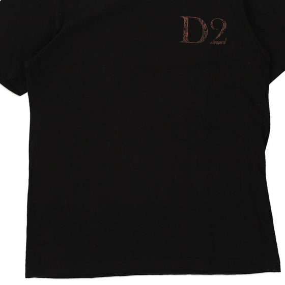 Vintage black Dsquared2 T-Shirt - mens x-large