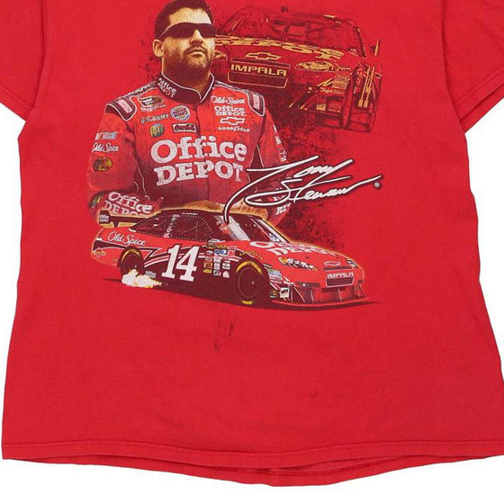 Vintage red Tony Stewart #14 Chase Authentics T-Shirt - mens large