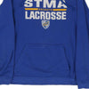 STMA Knights Lacrosse Nike Hoodie - Medium Blue Cotton Blend - Thrifted.com