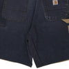 Vintage navy Rework Carhartt Carpenter Shorts - mens 36" waist
