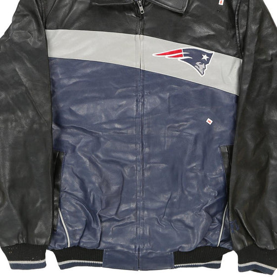 Vintage blue New England Patriots Nfl Varsity Jacket - mens small