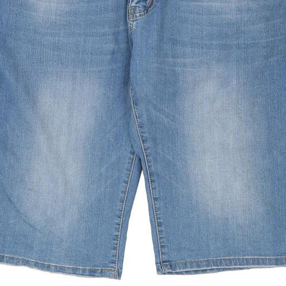 Vintage blue Bootleg Armani Jeans Denim Shorts - mens 44" waist