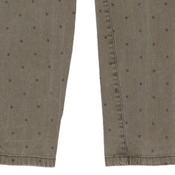 Vintage brown Bootleg Armani Jeans Trousers - mens 30" waist